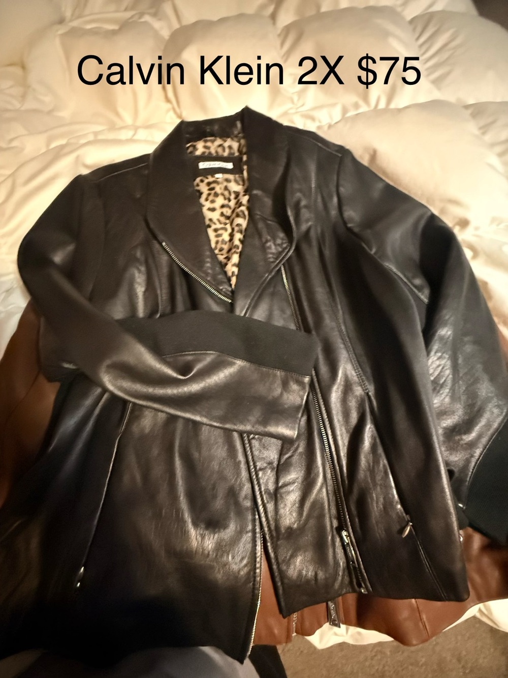 Assorted leather jackets and pea coats
